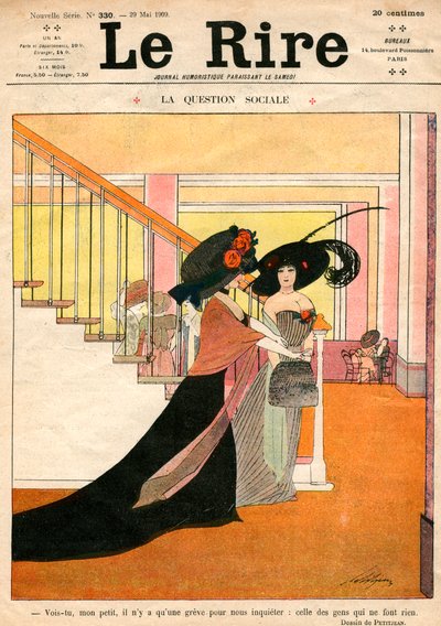 Vooromslag van Le Rire, 29 mei 1909 door Petitjean