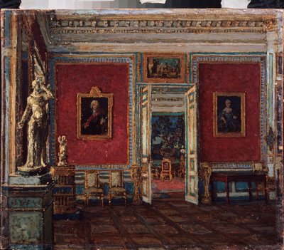 In het Kuskovo Paleis door Petr Ivanovic Petrovichev
