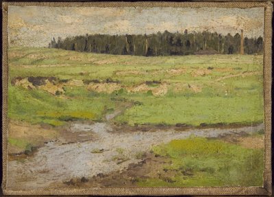 Landschap in de Zomer door Petr Ivanovic Petrovichev