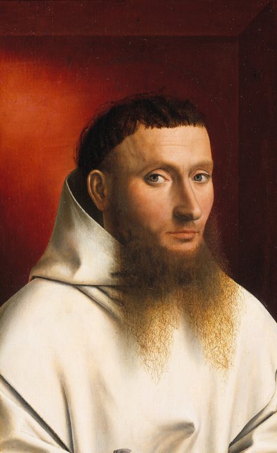 Portret van een Kartuizer, 1446 door Petrus Christus