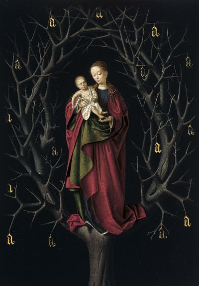 De Maagd van de droge boom door Petrus Christus
