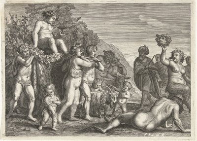 Triomf van Bacchus door Petrus Clouwet (possibly)