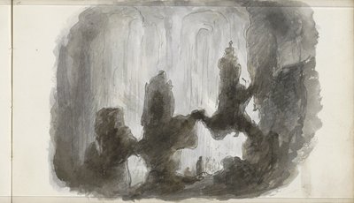 Druipsteengrot door Petrus Johannes Schotel