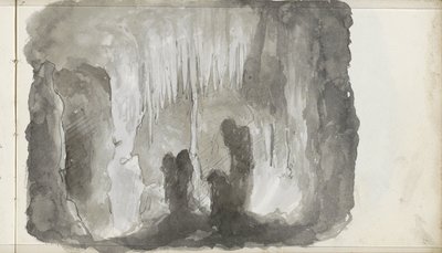 Druipsteengrot door Petrus Johannes Schotel
