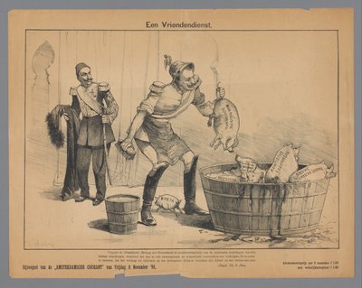 Een Vriendendienst door Petrus van Geldorp