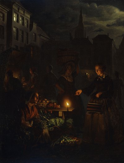 Een marktscène 