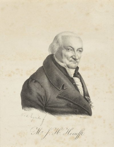 Portret van Jacob Hendrik Hoeufft door Petrus van den Eynde