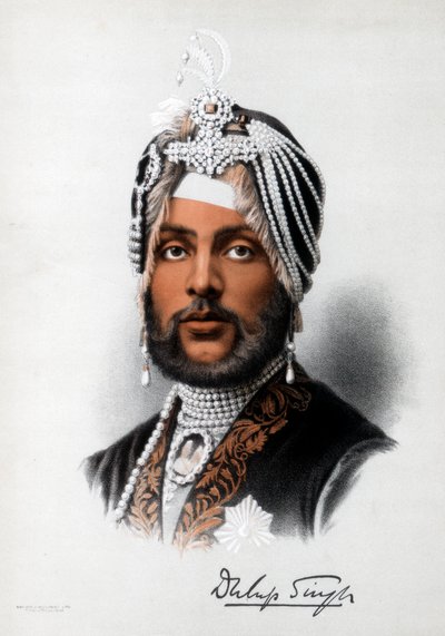 Duleep Singh, Sikh heerser, c1890 door Petter and Galpin Cassell