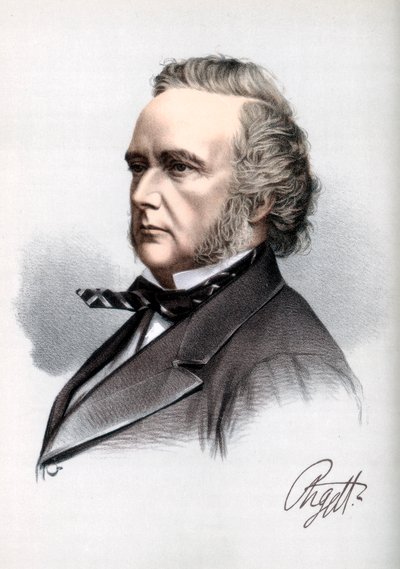 George Campbell, 8e hertog van Argyll, Schotse liberale politicus en schrijver, ca. 1890 door Petter and Galpin Cassell
