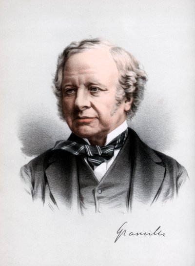 Granville Leveson-Gower, 2e Graaf Granville, Britse liberale staatsman door Petter and Galpin Cassell