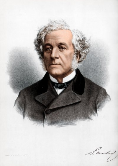 Samuel Morley, abolitionist, politiek radicaal en staatsman, ca. 1890 door Petter and Galpin Cassell