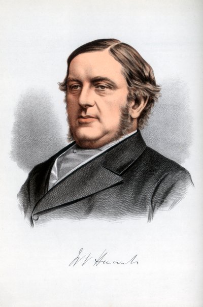 William Vernon Harcourt, Britse liberale staatsman, ca. 1890 door Petter and Galpin Cassell