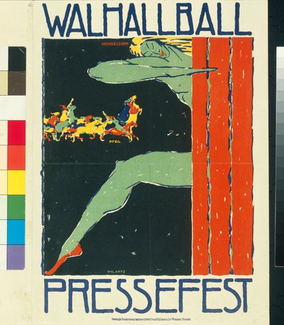 Valhallball persfestival door Pfeil & Pilartz Mendelsohn