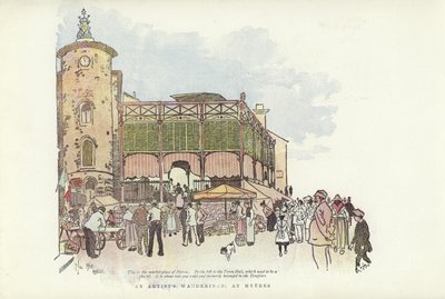 Zwerftochten van een kunstenaar, in Hyeres door Phil May
