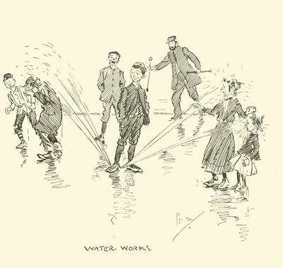 Illustratie voor Phil Mays Gutter-Snipes door Phil May