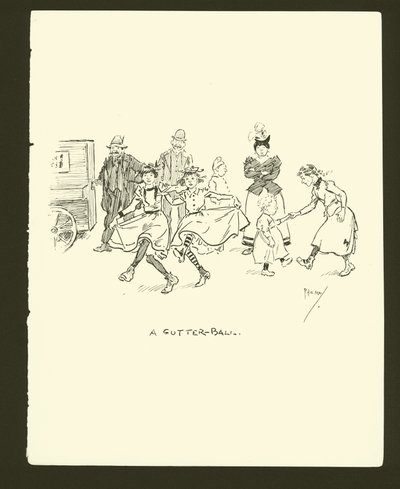 Illustratie voor Phil Mays Gutter-Snipes door Phil May