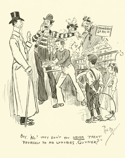Illustratie voor Phil Mays Gutter-Snipes door Phil May