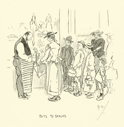Illustratie voor Phil Mays Gutter-Snipes door Phil May