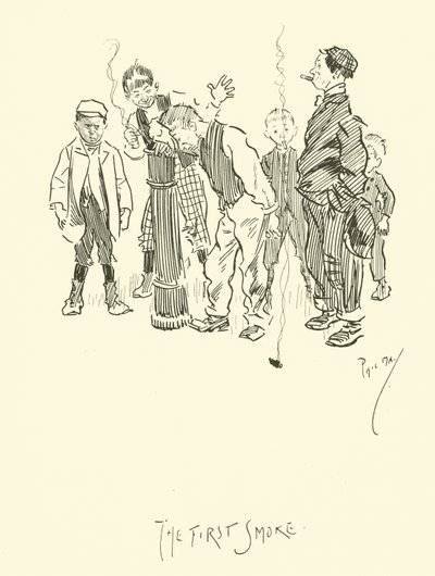 Illustratie voor Phil Mays Gutter-Snipes door Phil May