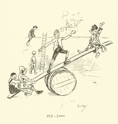 Illustratie voor Phil Mays Gutter-Snipes door Phil May