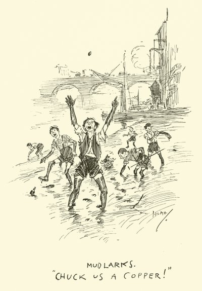 Illustratie voor Phil Mays Gutter-Snipes door Phil May