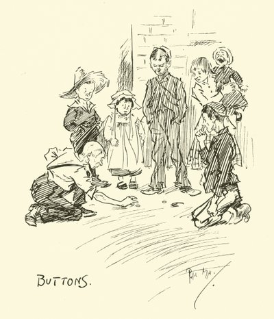 Illustratie voor Phil Mays Gutter-Snipes door Phil May