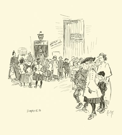 Illustratie voor Phil Mays Gutter-Snipes door Phil May
