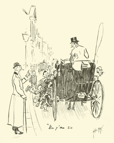 Illustratie voor Phil Mays Gutter-Snipes door Phil May
