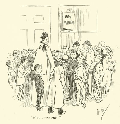 Illustratie voor Phil Mays Gutter-Snipes door Phil May