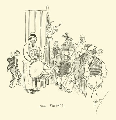 Illustratie voor Phil Mays Gutter-Snipes door Phil May