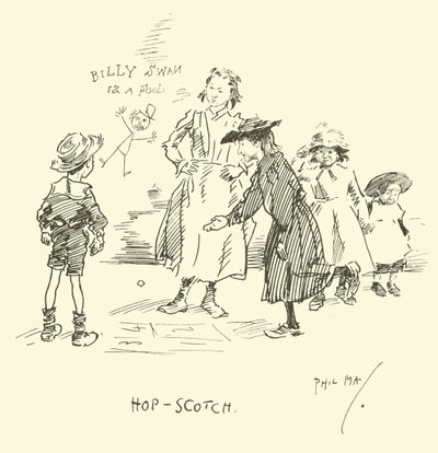 Illustratie voor Phil Mays Gutter-Snipes door Phil May