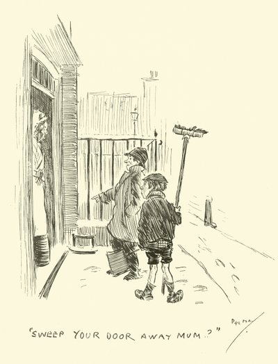 Illustratie voor Phil Mays Gutter-Snipes door Phil May