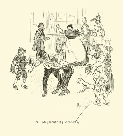 Illustratie voor Phil Mays Gutter-Snipes door Phil May