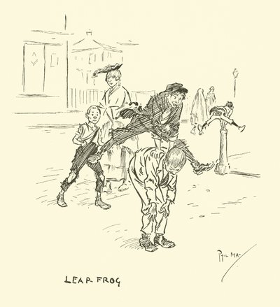 Illustratie voor Phil Mays Gutter-Snipes door Phil May