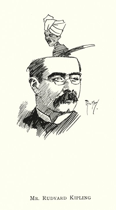 Mr Rudyard Kipling door Phil May