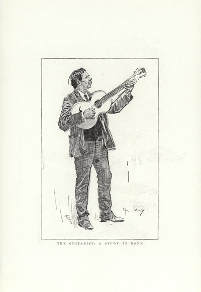 De Gitarist, een studie in Rome door Phil May