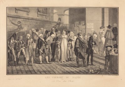 De ochtendraces, of de deur van een rijke man door Philibert-Louis Debucourt