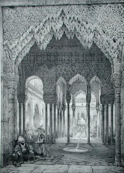 Ingang van het Hof van Leeuwen, Alhambra, Plaat 4 uit 