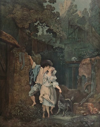LEscalade, Ou Les Audieux Du Matin, 1787, 1913 door Philibert Louis Debucourt