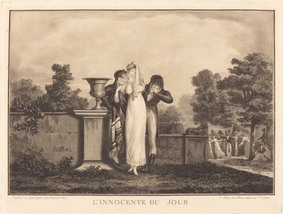 De onschuldige van de dag door Philibert Louis Debucourt