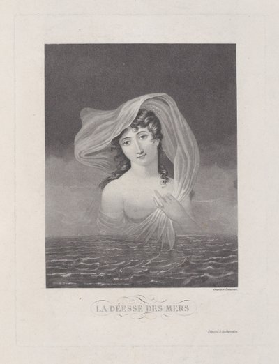 De Godin van de Zeeën door Philibert Louis Debucourt