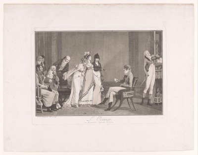 Oordeel van Paris door Philibert Louis Debucourt