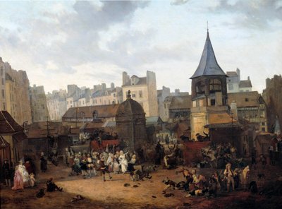 Feestelijkheden gegeven door de stad Parijs op 21/01/1782 ter gelegenheid van de geboorte van de Dauphin Louis Joseph van Frankrijk door Philibert Louis Debucourt