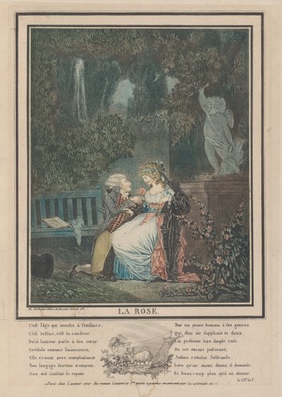 De Roos, 1788 door Philibert Louis Debucourt