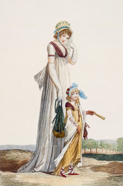 Jonge moeder en kind, 1800 door Philibert Louis Debucourt