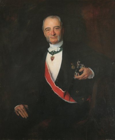 Portret van Bohuslav, Graaf Chotek van Chotkow en Wognin 1829-1896, ca. 1870 door Philip de László