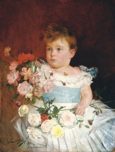 Portret van Z.K.H. Prins Boris van Bulgarije, Hertog van Saksen, later Koning van Bulgarije door Philip Alexius de Laszlo