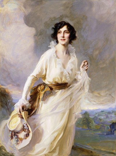 Portret van Lady Crosfield door Philip Alexius de Laszlo