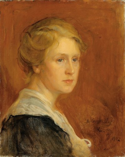 Portret van Miss Constance Ellen Guinness door Philip Alexius de Laszlo