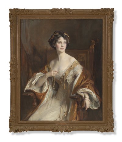 Portret van Winifred Cavendish-Bentinck, Hertogin van Portland door Philip Alexius de Laszlo